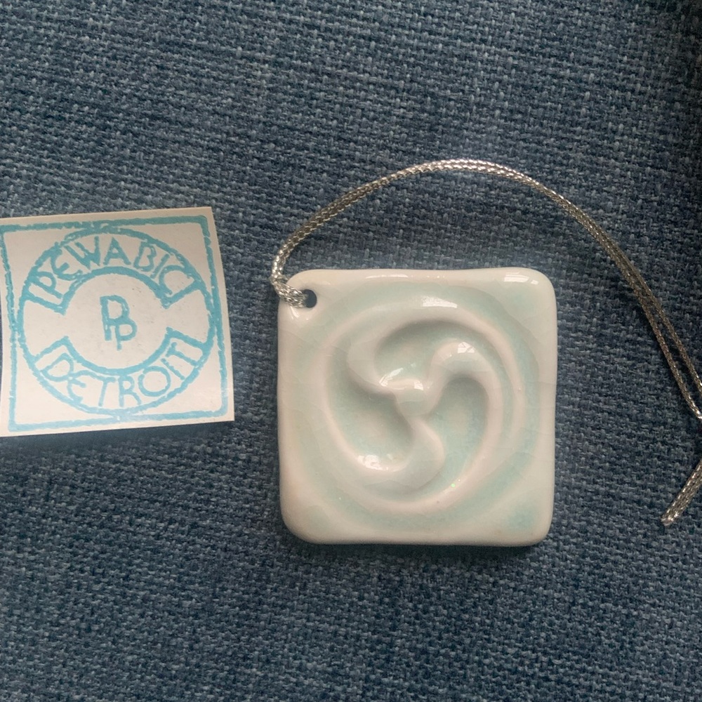 Pewabic Pottery Detroit Christmas Ornament